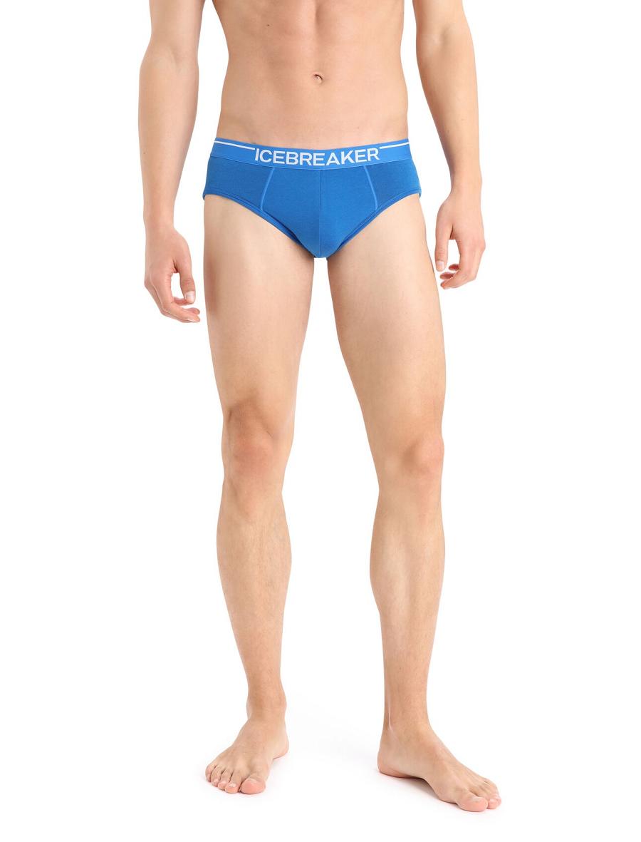 Icebreaker Merino Anatomica Briefs Férfi Fehérnemű Kék | HU 1296ZUTG